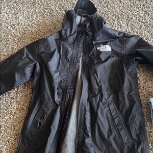 The North Face Black Windbreaker/Raincoat